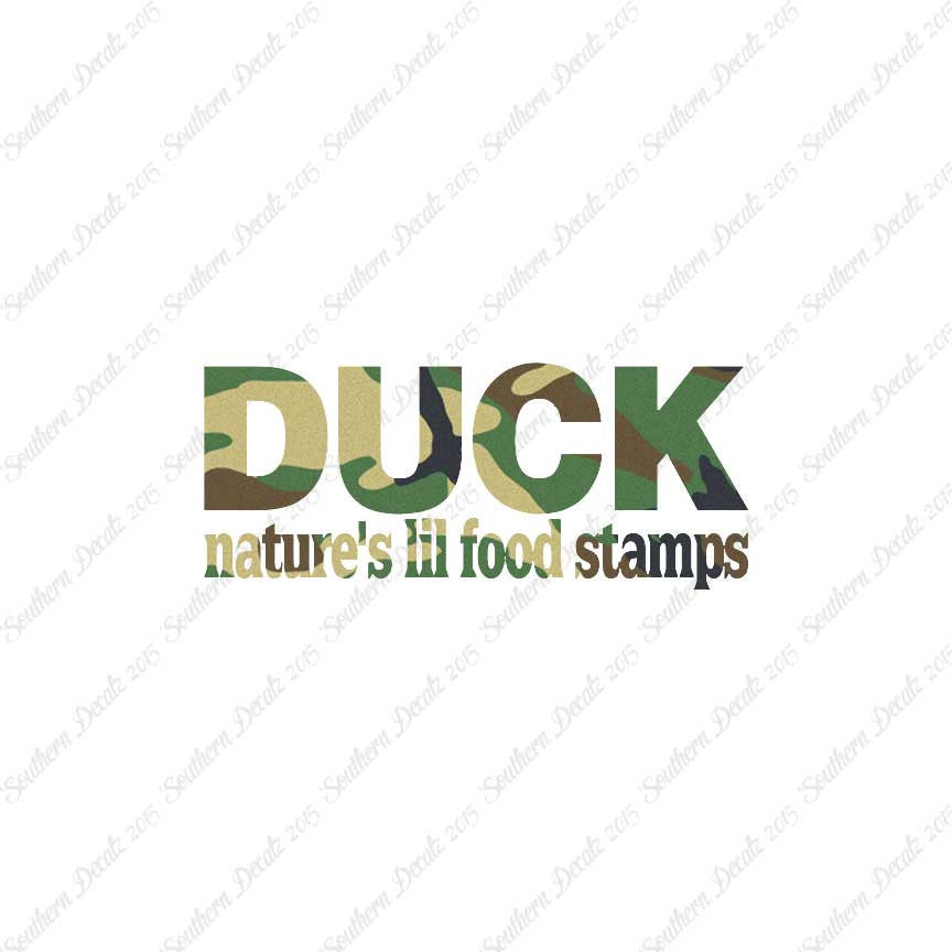 Duck Natures Food Stamps