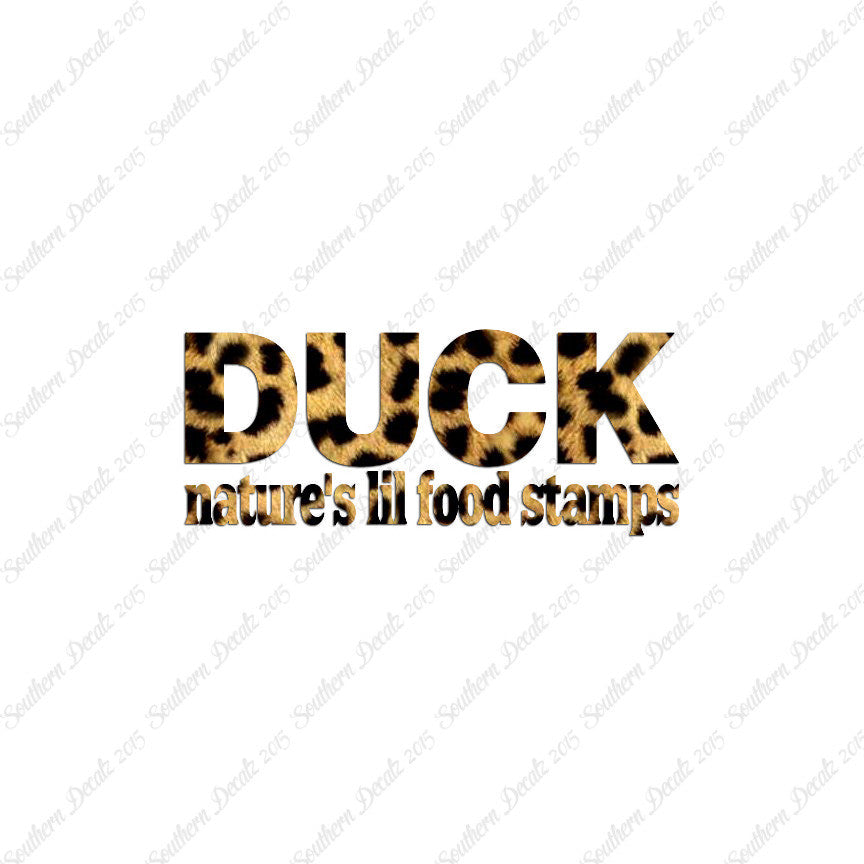 Duck Natures Food Stamps
