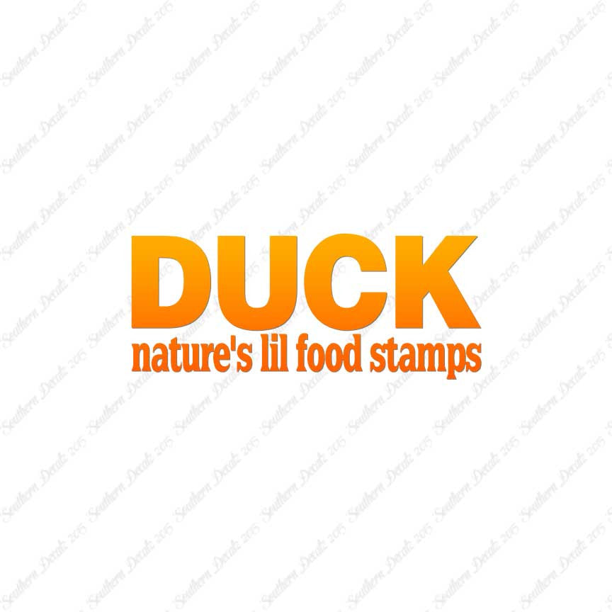 Duck Natures Food Stamps