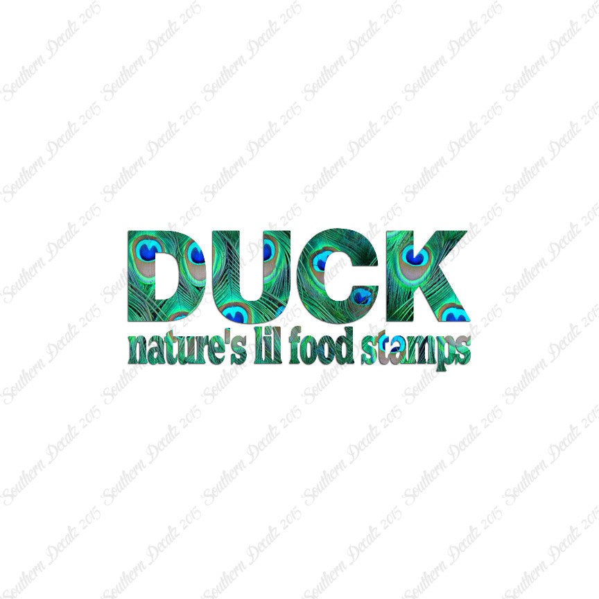 Duck Natures Food Stamps