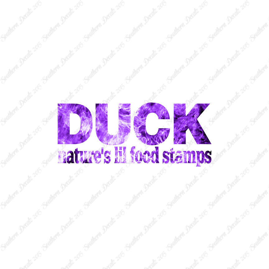 Duck Natures Food Stamps