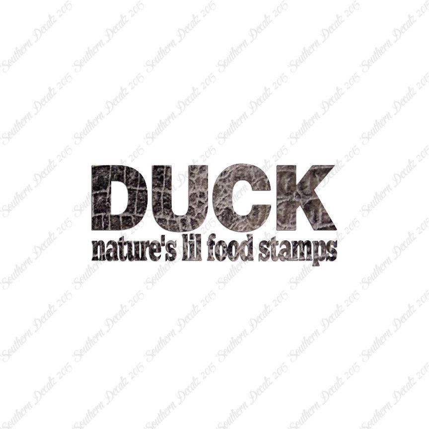 Duck Natures Food Stamps