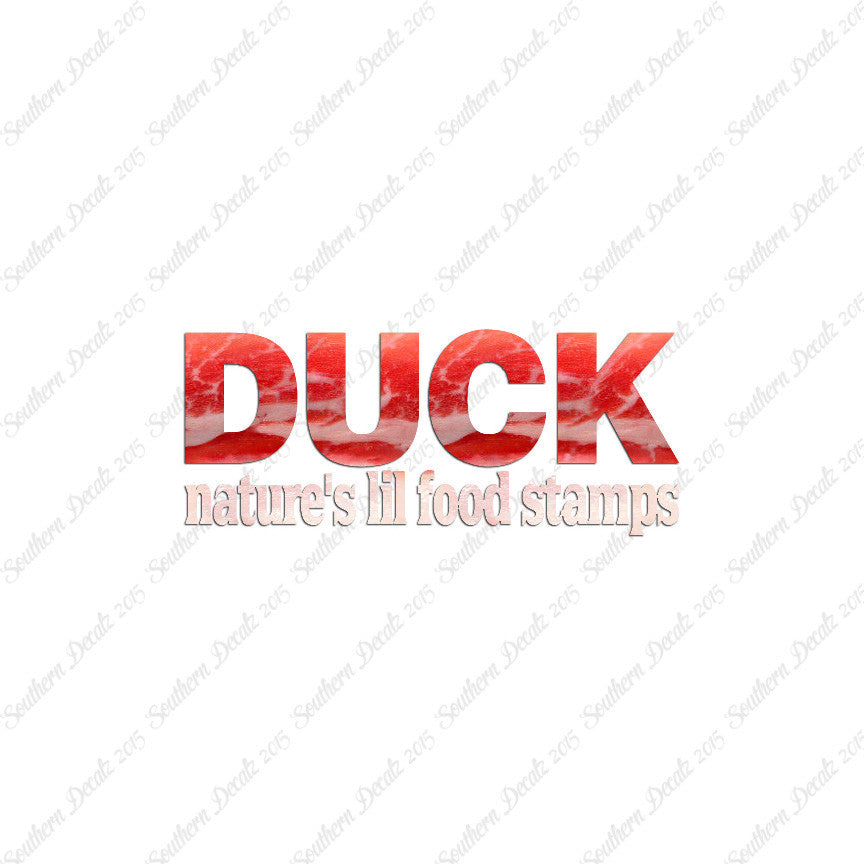Duck Natures Food Stamps