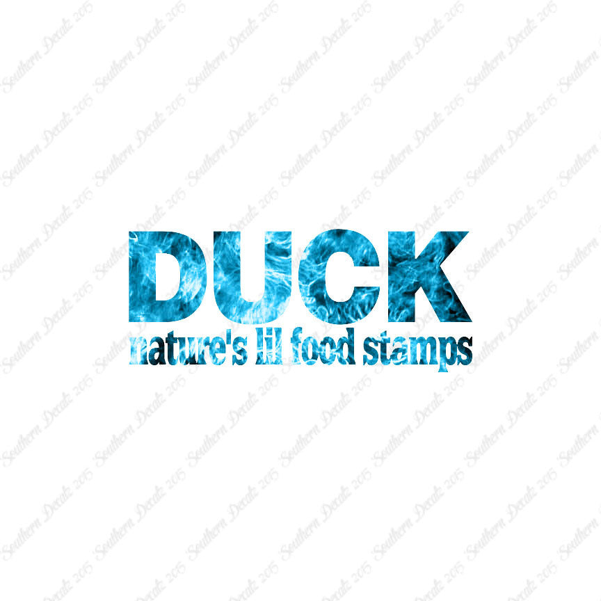 Duck Natures Food Stamps