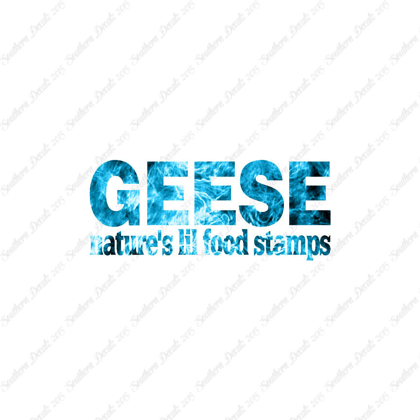 Geese Natures Food Stamps