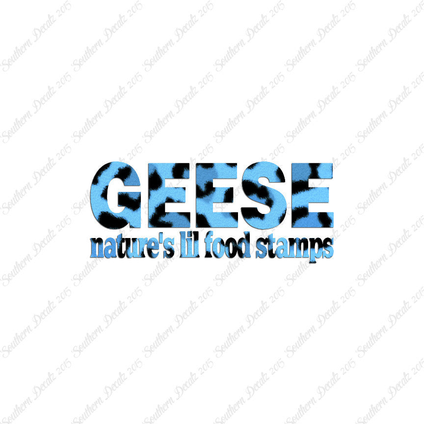 Geese Natures Food Stamps