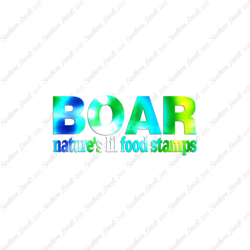 Boar Natures Food Stamps