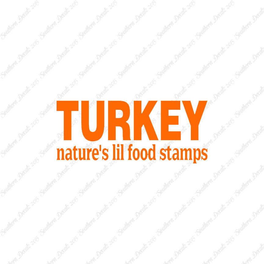 Turkey Natures Food Stamps