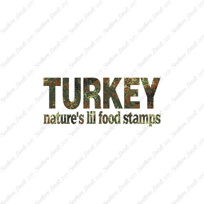 Turkey Natures Food Stamps