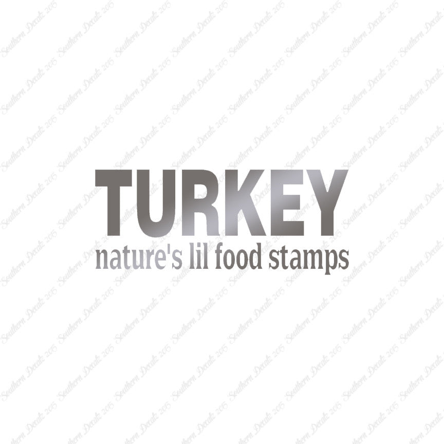 Turkey Natures Food Stamps