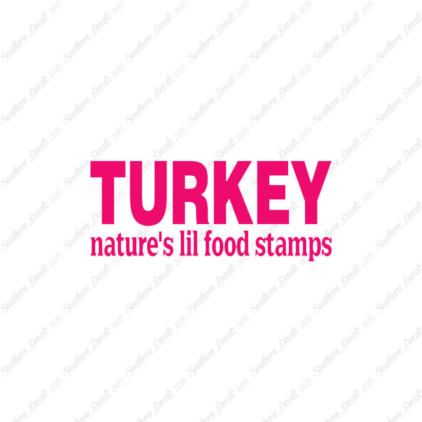 Turkey Natures Food Stamps