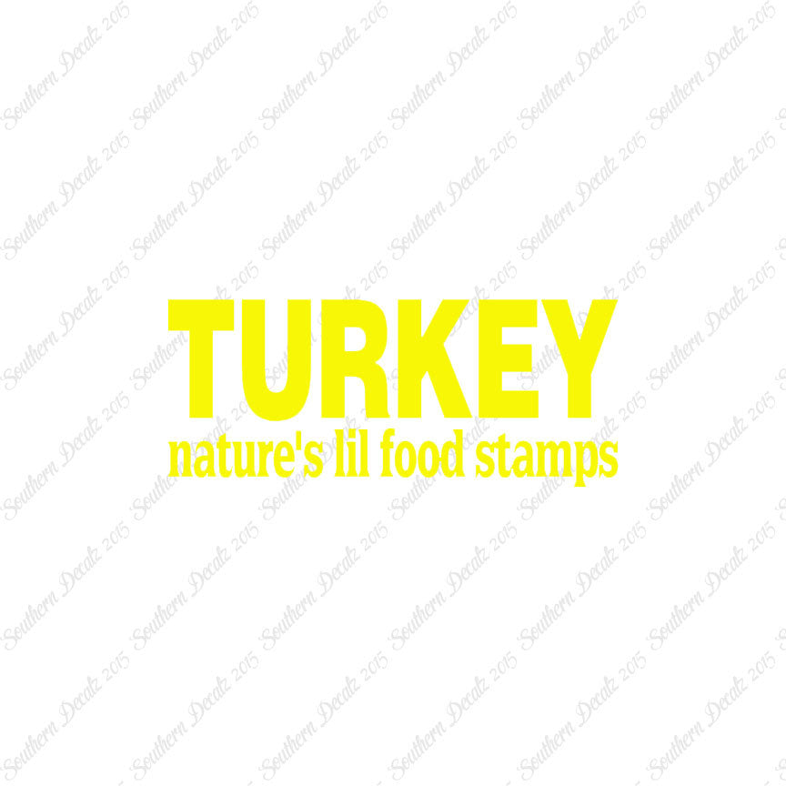Turkey Natures Food Stamps