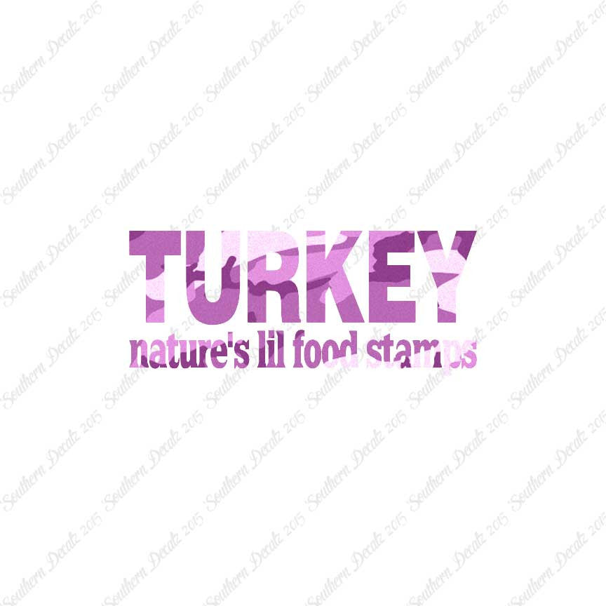 Turkey Natures Food Stamps