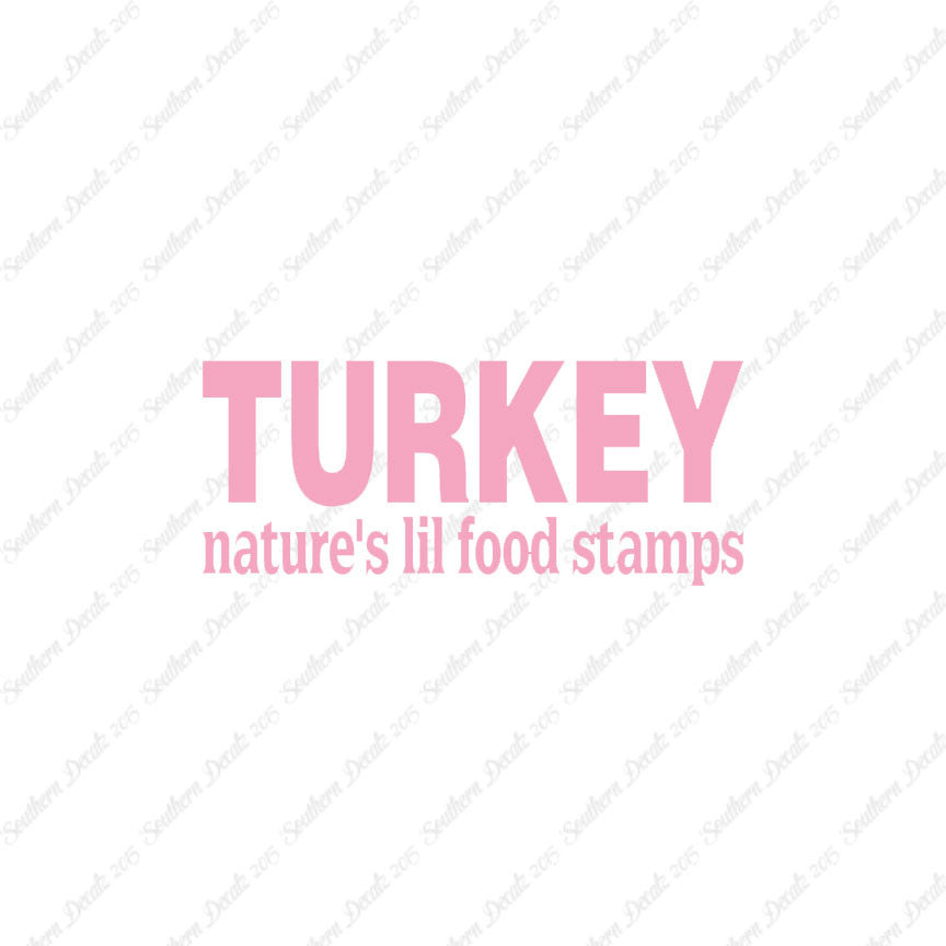 Turkey Natures Food Stamps