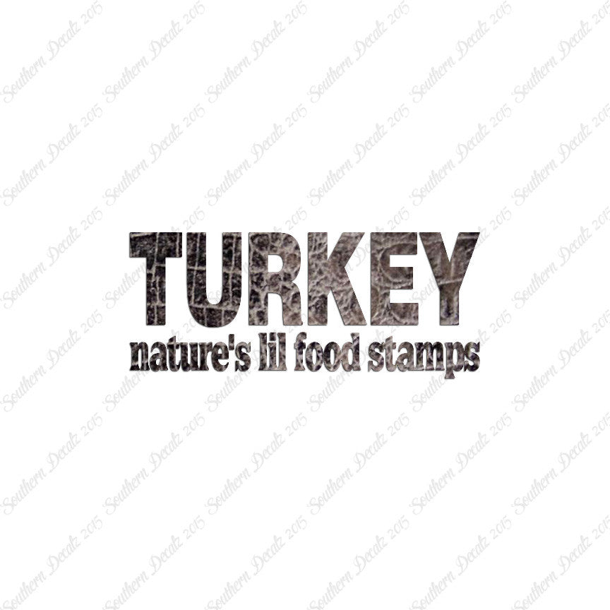 Turkey Natures Food Stamps