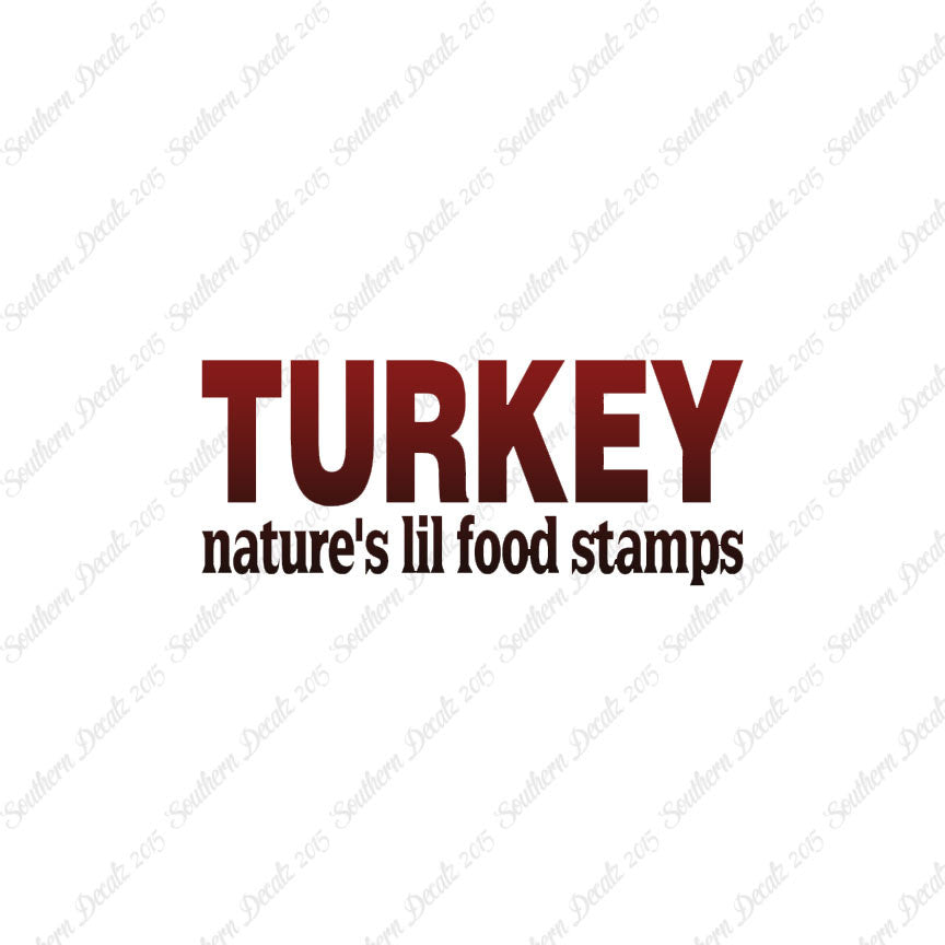 Turkey Natures Food Stamps