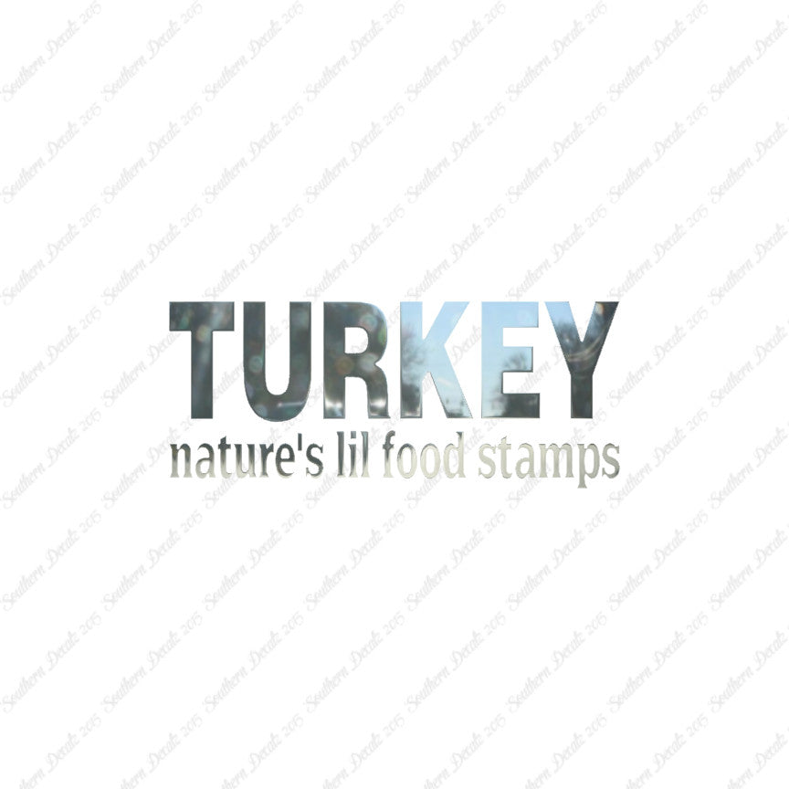 Turkey Natures Food Stamps