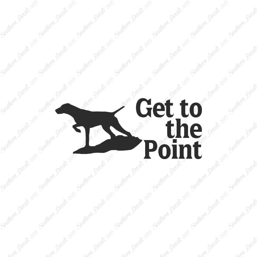 Get To The Point Hunting