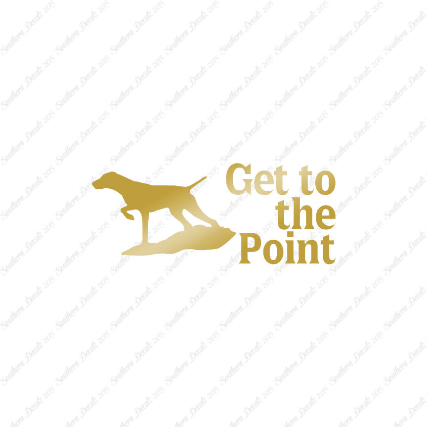 Get To The Point Hunting