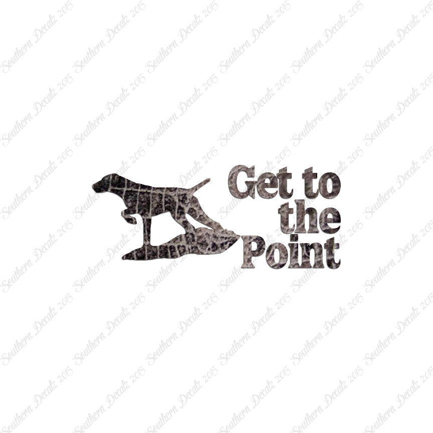 Get To The Point Hunting
