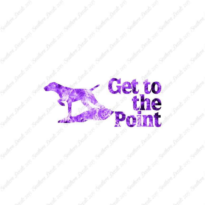 Get To The Point Hunting
