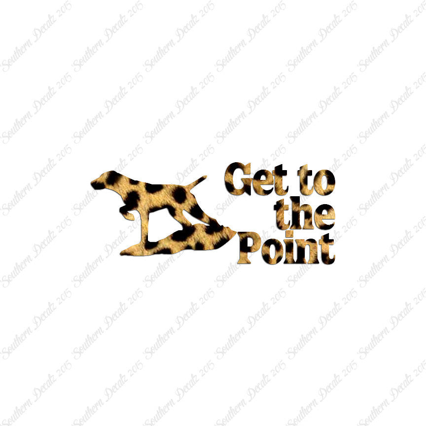 Get To The Point Hunting
