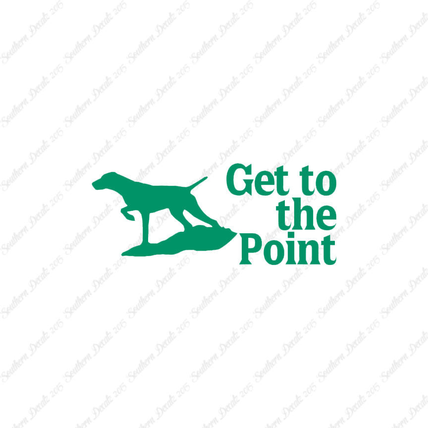 Get To The Point Hunting