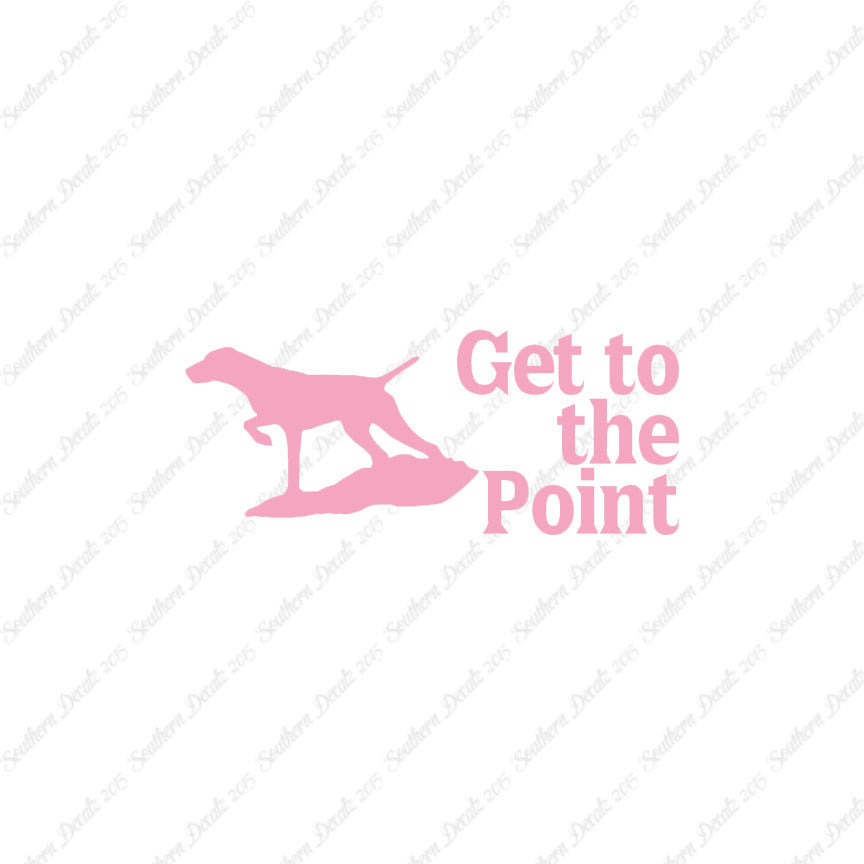 Get To The Point Hunting