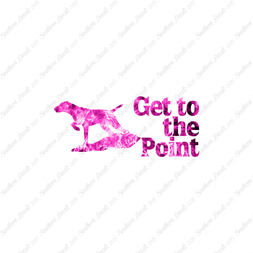 Get To The Point Hunting