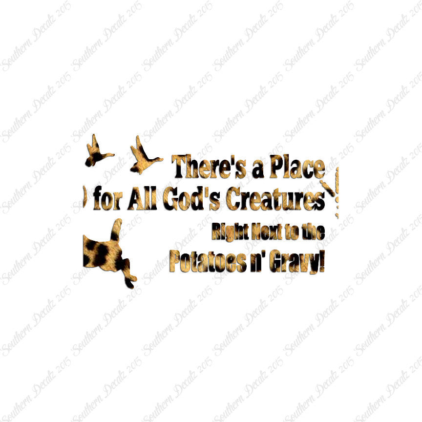 Place All God's Creatures Funny Hunting