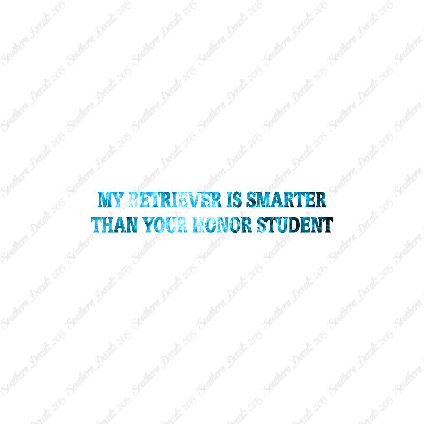 Retriever Smarter The Your Honor Student