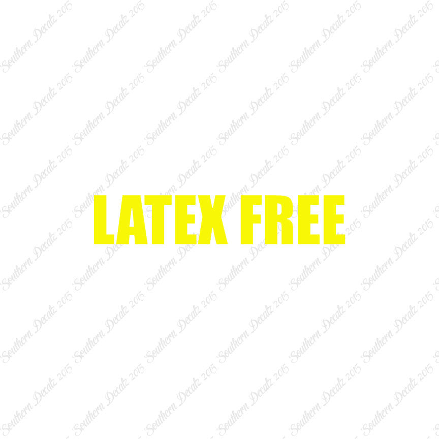 Latex Free