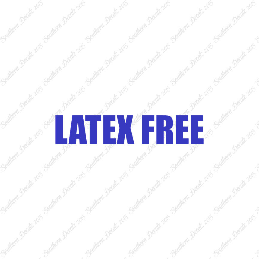 Latex Free