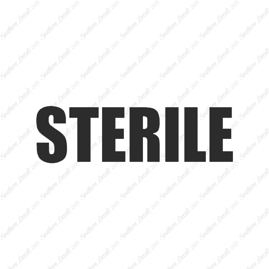 Sterile