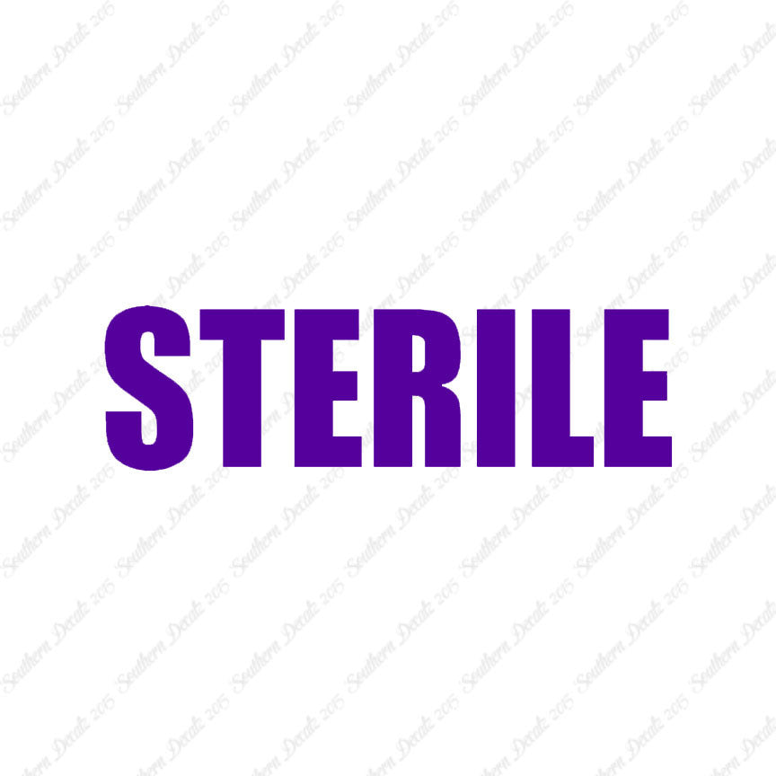 Sterile