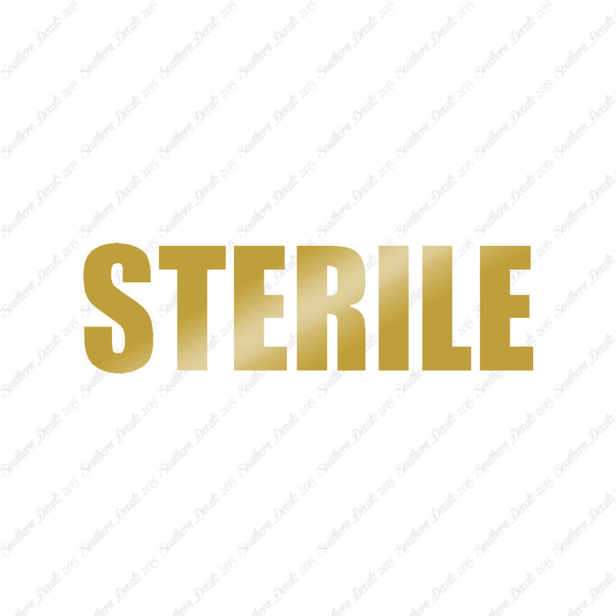 Sterile