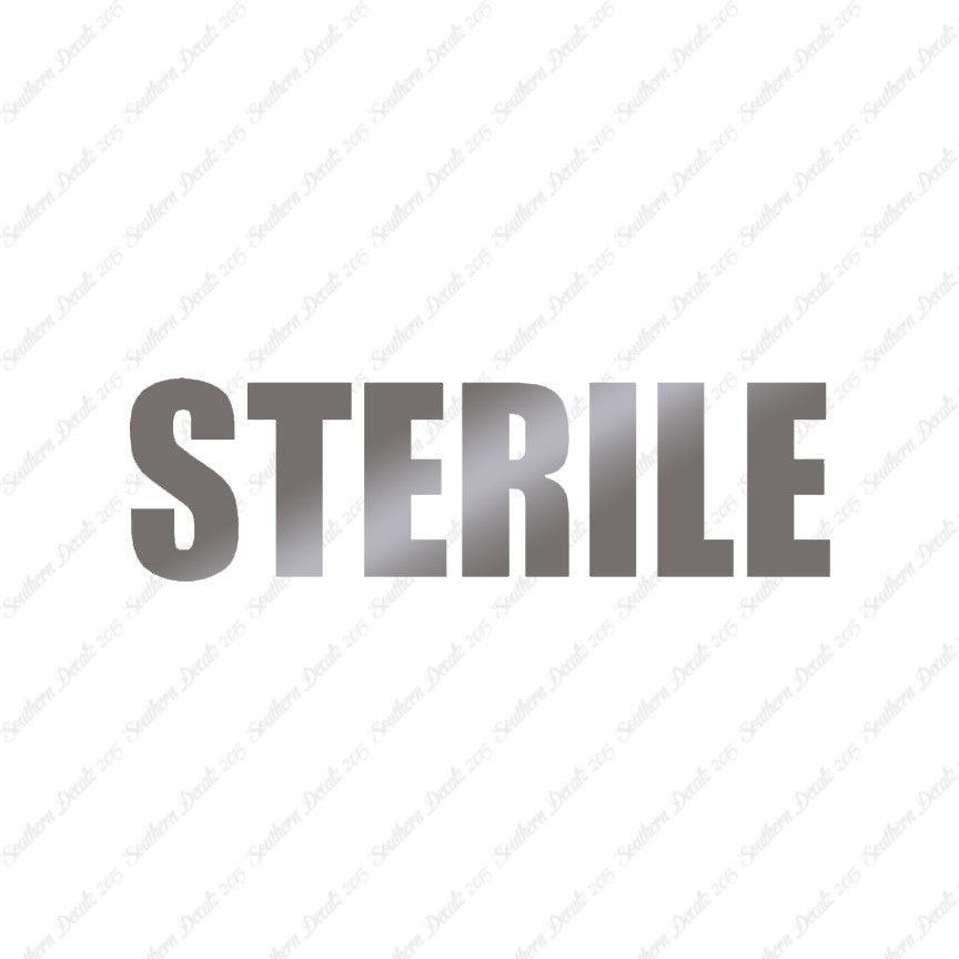 Sterile