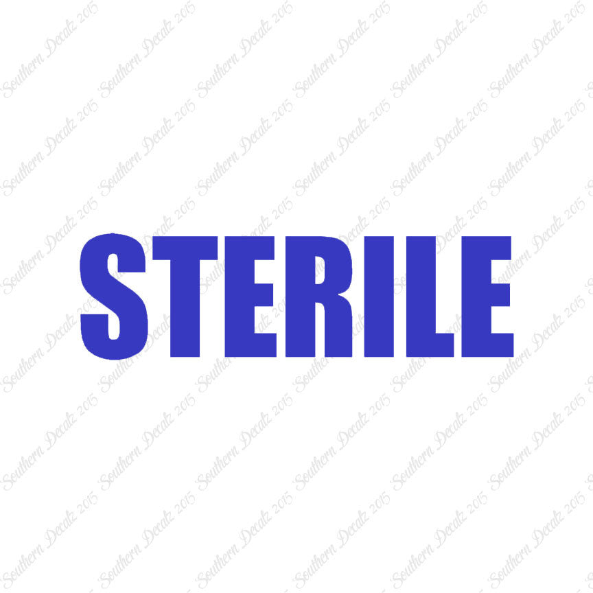 Sterile