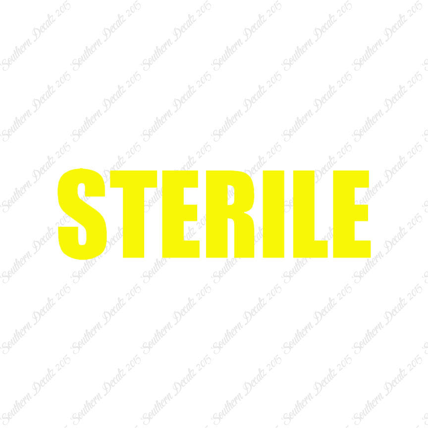 Sterile