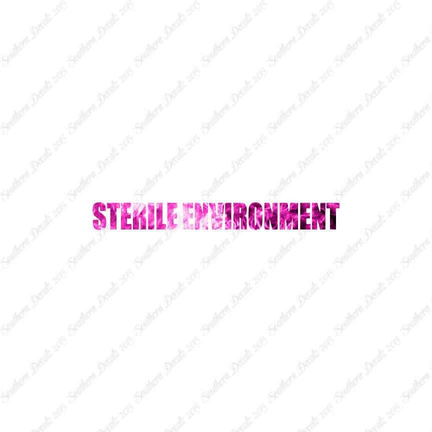 Sterile Environment