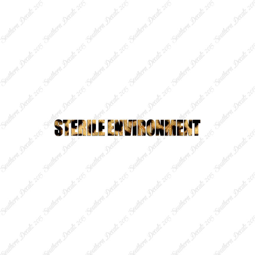 Sterile Environment