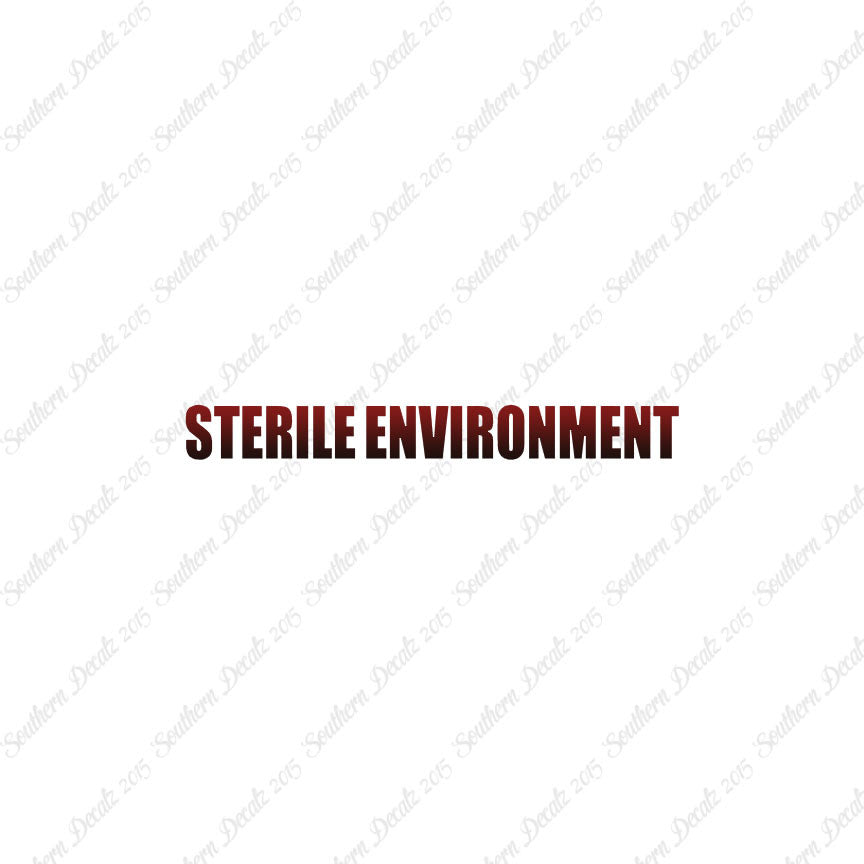 Sterile Environment