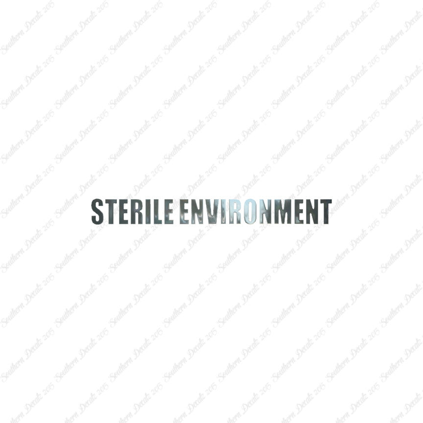 Sterile Environment