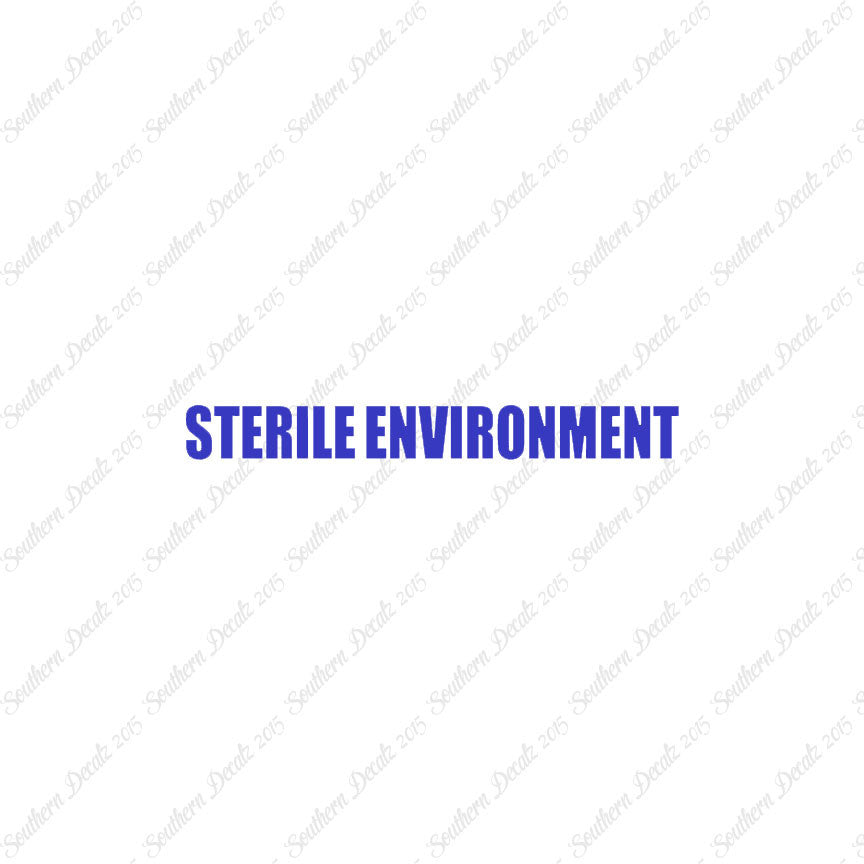 Sterile Environment
