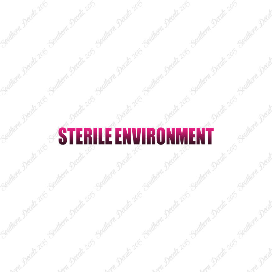 Sterile Environment