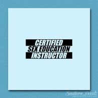 Certified Sex Ed Instructor