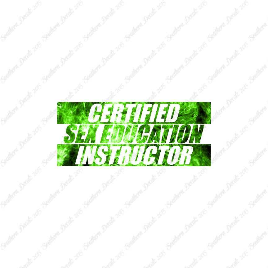 Certified Sex Ed Instructor