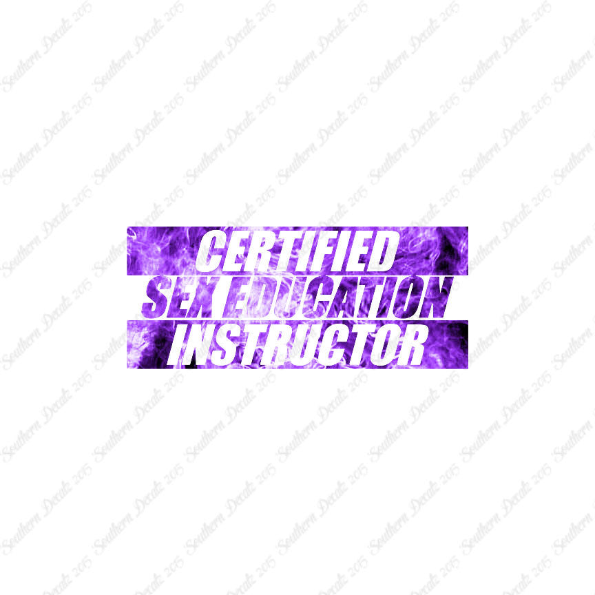 Certified Sex Ed Instructor