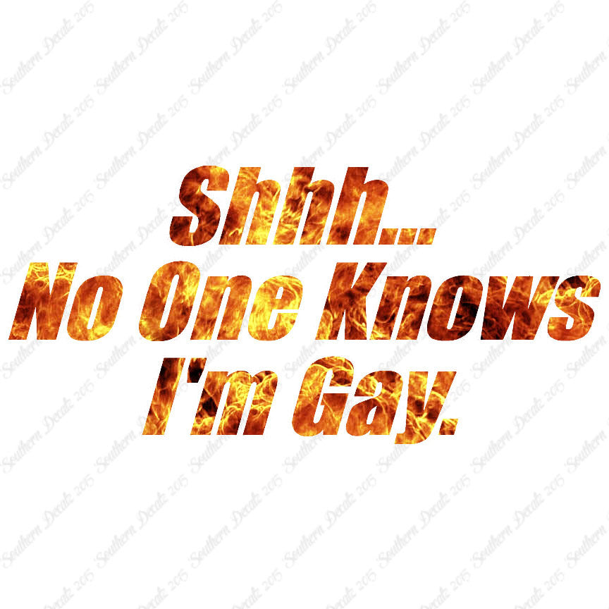 Shh No One Knows I'm Gay