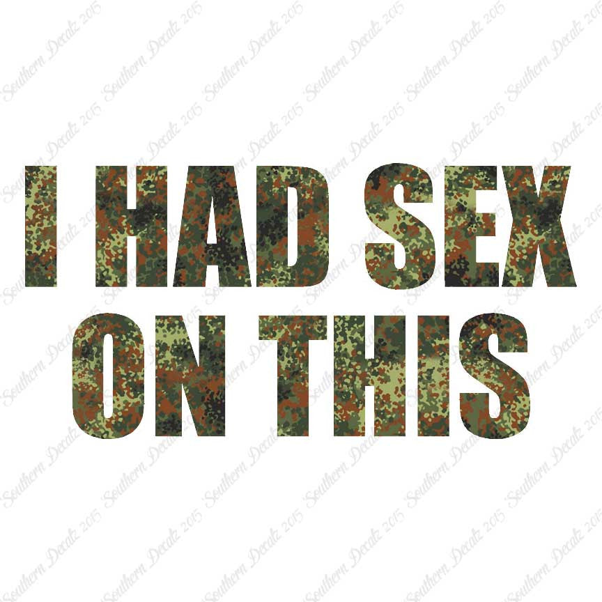 I Had Sex On This